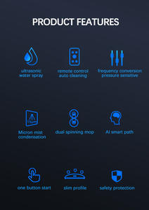 Robot Aspirador Automático para Limpieza del Hogar con Control Remoto para Limpieza de Vidrios - Product Image 5