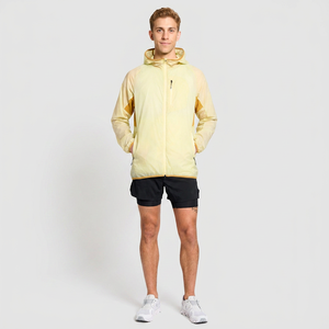 Chaqueta Cortavientos de Lona con Capucha para Hombre, Hilo Fino, Premium, Ligera, de Secado Rápido, Estilo Casual, Deportivo y Vintage, Venta al por Mayor - Product Image 1