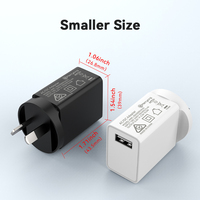 Australie New Zeelan Plug 5v 2amp Usb Charger 5v Usb Wall Charger avec SAA CB RCM Certifications de sécurité