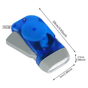 2 шт. фонарика с веревкой для подвешивания, ручной перезаряжаемый фонарь, светильник для безопасности, желтый корпус, ручные фонари, миниатюрные портативные - Product Image 6