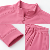 Ensemble Femme Veste Zippée Pantalon Évasé Manches Longues Taille Haute Y2K Tracksuit Casual Fournisseur OEM ODM Grossiste