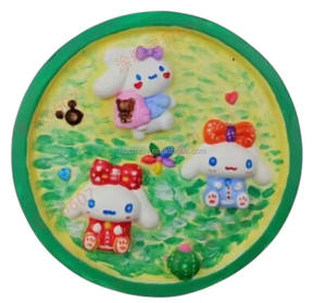 Bricolage fait à la main blanc embryon relief <span class=keywords><strong>peinture</strong></span> suspendu <span class=keywords><strong>plaque</strong></span> modèle coloriage jouet cadeau plâtre poupée - Product Image 6