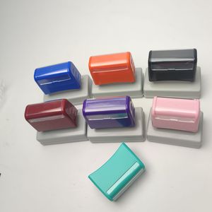 Fabbrica Multi colore maniglia doppio strato 4mm schiuma Flash ufficio insegnante timbro personalizzato Pre inchiostrato timbro Logo timbri Flash - Product Image 6