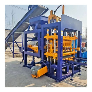 Máquina Automática para Fabricar Ladrillos Huecos de Cemento <span class=keywords><strong>HF</strong></span> QT4-15S, Fabricante de Máquinas para Bloques de Pavimento, Línea de Producción de Hormigón Sólido - Product Image 4