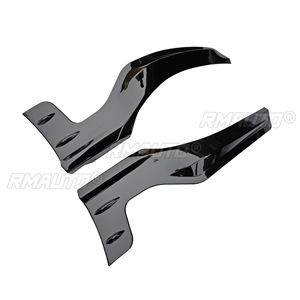 For Honda Civic Hatchback 11th Gen 2023 Body Kit Rear Bumper <b>Splitters</b> Diffuser Carbon Fiber Look Mugen Style Car Accessories - Product Image 4