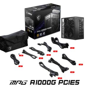 Venta al por mayor MSI MPG A1000GL PCIE5 ATX3.0 DC fuente de alimentación Full Modular Gold PSU 850W para juegos de escritorio fuente de alimentación conmutada - Product Image 2