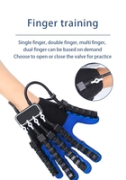 Gant robotique SVR H008 pour exercices des doigts et récupération de la main, appareil de rééducation post-AVC, masseur de main – Vente chaude