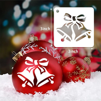 Pochoirs de peinture à motifs de Noël DIY pour scrapbooking, dessin, décoration murale et de sol
