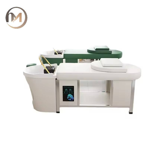 Lit de shampooing électrique peu encombrant | Massage thaïlandais à double usage et lavage des cheveux | Meubles de <span class=keywords><strong>spa</strong></span> de salon <span class=keywords><strong>avec</strong></span> fonctionnalités réglables - Product Image 2