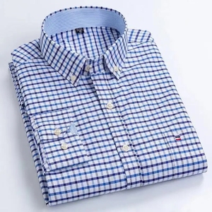Nuevas camisas casuales Oxford para hombres, <span class=keywords><strong>camisa</strong></span> de <span class=keywords><strong>manga</strong></span> <span class=keywords><strong>larga</strong></span> de algodón 100% para hombres, venta al por mayor, <span class=keywords><strong>camisa</strong></span> de flores <span class=keywords><strong>a</strong></span> rayas <span class=keywords><strong>a</strong></span> <span class=keywords><strong>cuadros</strong></span> para hombres - Product Image 6