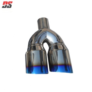 자동차 액세서리 배기 테일 파이프 스테인레스 스틸 배기 팁 자동차 - Product Image 2