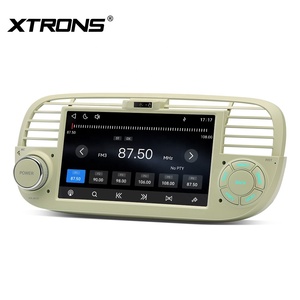7 Inch Beige Linux <b>Car</b> Stereo for Fiat 500 2007-2015 Gesture Control Wireless CarPlay <b>Android</b> Auto DSP RCA Input CE-XTRONS - Product Image 6