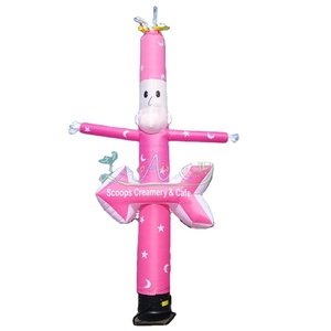 Надувной танцор неба с мороженым на заказ надувной танцор для наружной рекламы и продвижения бренда - Product Image 1