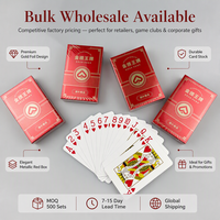 Cartes à jouer en papier imprimées en quadrichromie CMYK personnalisées de luxe |   Cartes de poker personnalisées durables et écologiques aux coins arrondis