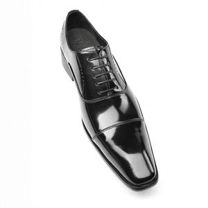 Chaussures habillées élégantes en cuir italien pour homme, modèle 2025, à lacets, légères et à bout pointu, idéales pour les mariages - Product Image 4