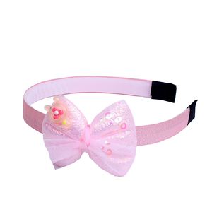 رباط شعر كوري جميل من الدانتيل للفتيات ، عينة سريعة ، رباط شعر من القماش للأطفال - Product Image 6