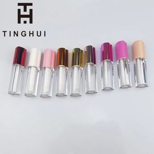 Nuevo Tubo de Brillo Labial Transparente en Forma de Corazón de 8 ml con Aplicador Grande, Tubos de Brillo Labial Personalizados, Envases de Cosméticos, Tubos con Brocha - Product Image 4