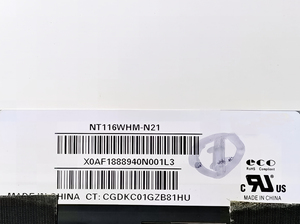 Écran LCD d'ordinateur portable 11,6 pouces en gros NT116WHM-N21 WXGA 1366x768 60Hz, dalle LCD 30 broches eDP, écran fin - Product Image 3