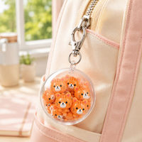 Lot de 6 balles anti-stress en TPR, sphériques, mignonnes, en forme d'animaux, à fort rebond
