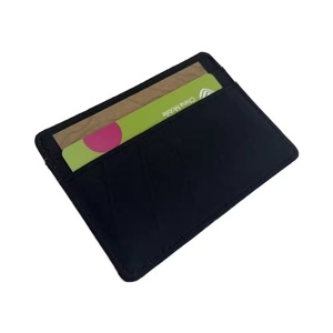 Customized X-pac Leather Lining Short Open Closure <b>RFID</b>-Blocking Slim Credit Card <b>Wallet</b> for Men - Product Image 1
