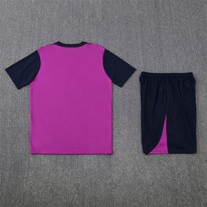 เสื้อฟุตบอลฤดูร้อน สกรีนชื่อทีมตามสั่ง แบรนด์ OEM พิมพ์ลาย ระบายอากาศได้ดี ผลิตจากโพลีเอสเตอร์/ไนลอน แห้งเร็ว ทรงสปอร์ต คอกลม ใส่ได้ทั้งชายและหญิง - Product Image 4