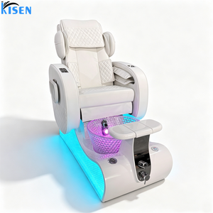 เก้าอี้นวดทำเล็บมือ-เล็บเท้าไฟฟ้า KISEN รุ่น Professional Modern Luxury Reclining สำหรับร้านเสริมสวย พร้อมฟังก์ชั่นสปาเท้าแบบ Human Touch - Product Image 5