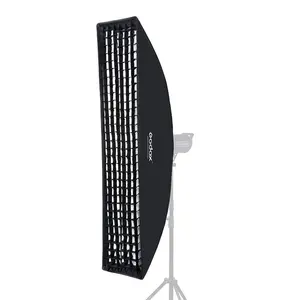 Godox 14"x 63" 35x160cm Strip Beehive Honeycomb Grid Softbox For Photo Strobe Studio Flash Softbox Bowens Mount