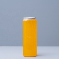 Bouteille d'eau carrée en plastique transparent transparent vide de haute qualité Boîtes en PET jetables pour boisson au jus avec couvercle facile à ouvrir