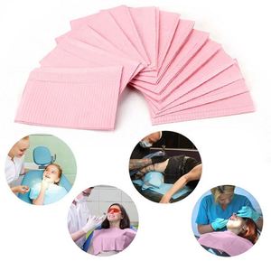 Bavoirs dentaires jetables imperméables 3 plis colorés pour patients – Produits dentaires polyvalents - Product Image 5