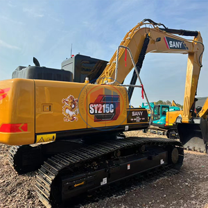 Kullanılan Sany SY215 90% yeni iyi durumda ikinci el çin yüksek kalite düşük fiyat makinesi 20 Ton paletli kazıcı kullanılmış ekskavatör - Product Image 2