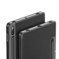 Casing Tablet Lipat Tiga TPU Ringan dengan Slot Pena Smart Folio untuk Samsung Galaxy S8 Plus 12.4 S8 Ultra 14.6