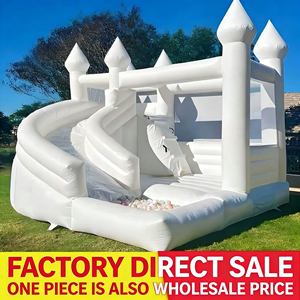 Château gonflable de plage facile à déplacer avec trampoline et toboggan pour des jeux et des divertissements de fête de plage portables - Product Image 5