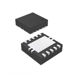 IC REG LINEAR POS/NEG ADJ 10WSON TPS7A3901DSCR ชุดวงจรรวม 10 WFDFN แผ่นวงจรแบบเปิดโล่ง ระบบจัดการพลังงานดั้งเดิม (PMIC) - Product Image 1