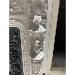White Marble <strong>Fireplace</strong> Modern Electric Indoor <strong>Fireplace</strong> <strong>Tv</strong> <strong>Stand</strong> - Product Image 5