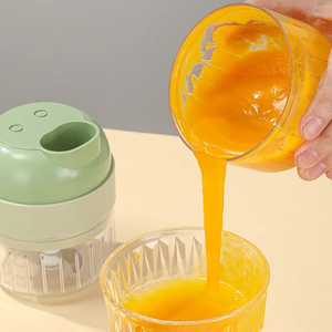 Cortador de Verduras Eléctrico 4 en 1 de Plástico ABS, Pelador de Alimentos, Rebanador, Picador de Ajo Inalámbrico, Picadora de Carne, para Cocina - Product Image 4