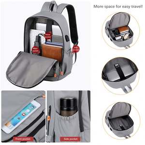 Venta al por mayor de fábrica Loungefly Unisex Casual Sport Travel USB Laptop Backpack Men's School impermeable PU cuero Durable poliéster - Product Image 6