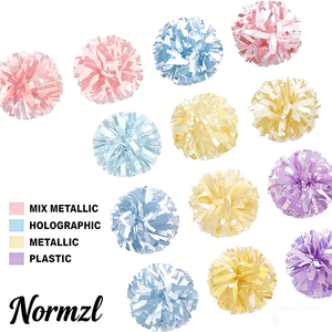 <span class=keywords><strong>Pon</strong></span> <span class=keywords><strong>Pon</strong></span> per Cheerleading in Plastica Multicolore a Prezzo di Fabbrica, Accessori con Finitura Opaca e Metallizzata, con Manico a Bastone - Product Image 5