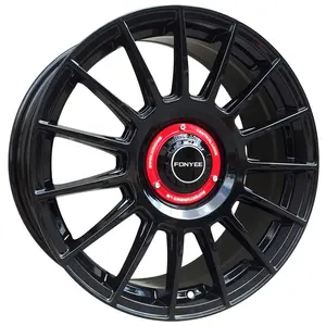 F260257 Fonyee wheels for 17 inch 8J 4x100 73.1 4 holes alloy wheels high quality car rims popular pattern mags in current stock