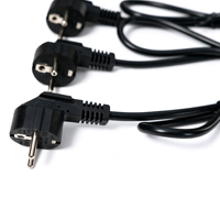 VDE CE-zertifiziertes europäisches Netzkabel 16A mit dreipoligem EU-Stecker und IEC 320 Buchse für den Haus- und Küchengebrauch.