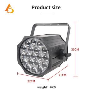 Equipo de Iluminación Profesional, 19 Piezas, Foco LED Par de 15w, Luz de Escenario DMX RGBW - Product Image 4