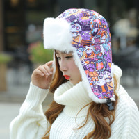 QJ OEM Cappello Ushanka Personalizzato con Logo, Berretto da Sci ad Alte Prestazioni Antivento, Balaclava Professionale per Sciatori, Cuffia Invernale con Paraorecchie, Fantasia Scozzese