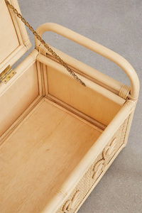 Tacto de autenticidad y naturaleza para cualquier habitación, estabilidad y resistencia, perfecto para una habitación de niños, maletero de almacenamiento de ratán - Product Image 2