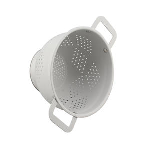 Colador de fácil limpieza con drenaje sin esfuerzo, acabado pulido y microagujeros que garantizan un enjuague rápido y una limpieza rápida. - Product Image 5