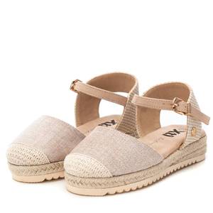 Espadrilles Xti pour filles, beige, talon de 32,3 cm, chaussures tendance en toile - Product Image 4