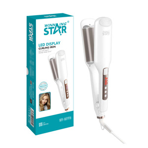 Winning <b>Star</b> Curling Iron 1.25 In <b>Led</b> Display Adjustable Heat Settings For Home Use - Product Image 1
