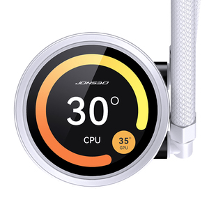JONSBO TF2-360SC Integrated Water Cooling Radiator Digital Display Screen ARGB Alloy Bearing <b>Computer</b> Case CPU <b>Fan</b> 25dBA 68CFM C - Product Image 2
