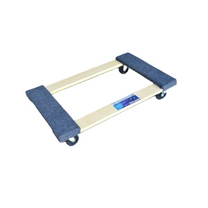 Chariot à roulettes en polypropylène léger, grande capacité, prix avantageux, déplacement fluide dans toutes les directions, capacité de 660 lb, pour le transport du bois - Product Image 1