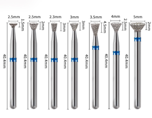 Kit professionnel de soin des cuticules avec embout de perceuse à ongles diamantée pour manucure, pédicure, ponçage, polissage et élimination des peaux mortes en salon - Product Image 4
