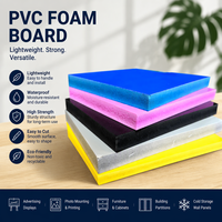 Panneau en mousse PVC coloré à surface lisse pour présentoirs d'exposition, service de découpe, écologique, imperméable, tailles personnalisées disponibles