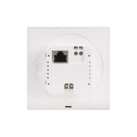 Panel de Control Táctil de Pared Empotrado de Plástico Blanco IPS Android de 4 Pulgadas con RJ45 POE para Automatización del Hogar Inteligente